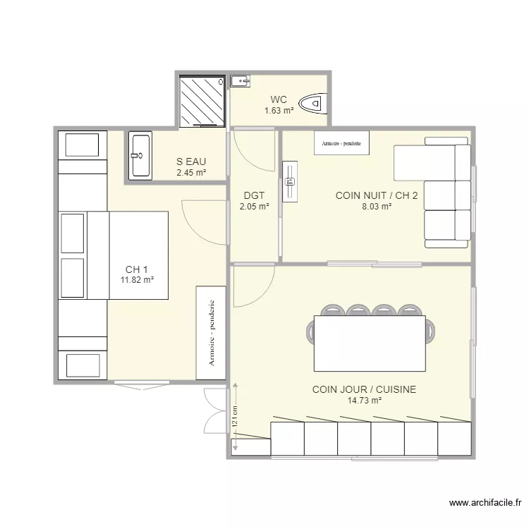 VILLA LA CHAUMIERE PROJET MAI 2020 OPTION 2. Plan de VILLA LA CHAUMIERE PROJET MAI 2020 OPTION 2. Plan de