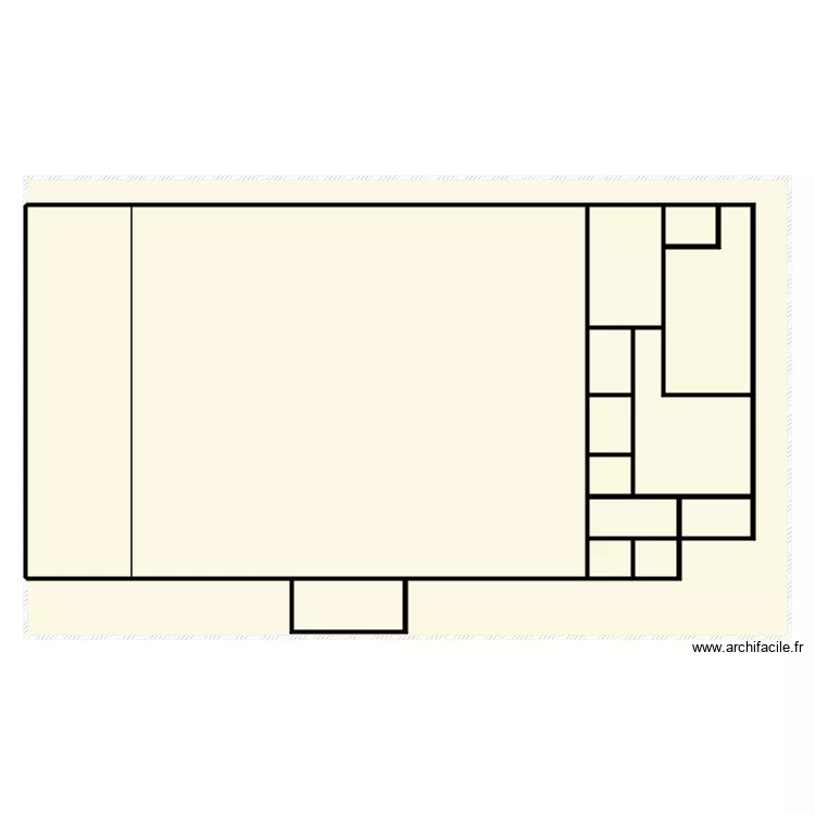 eglise simple cotation. Plan de 