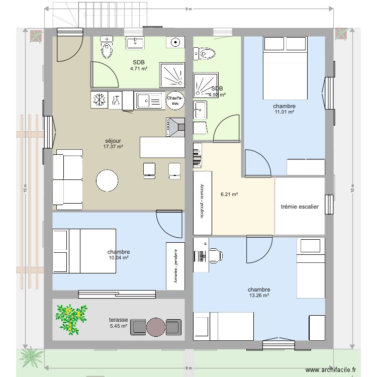 plan de maison. Plan de 0 pièce et 0 m2