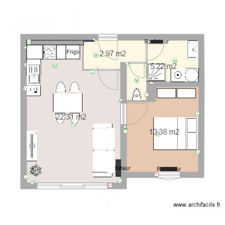 Quimper. Plan de 0 pièce et 0 m2