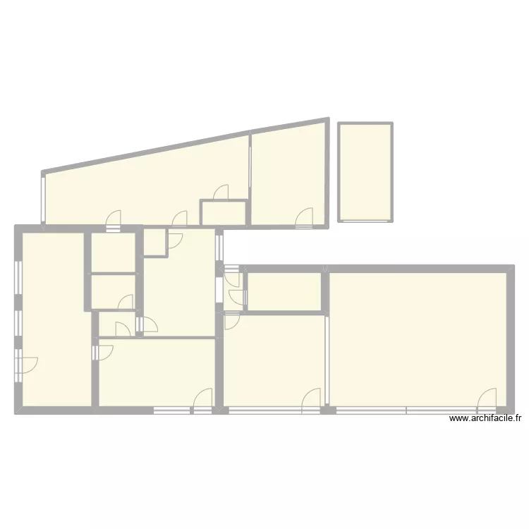 Astrid 2 RDC portes fen&ecirc;tres. Plan de 