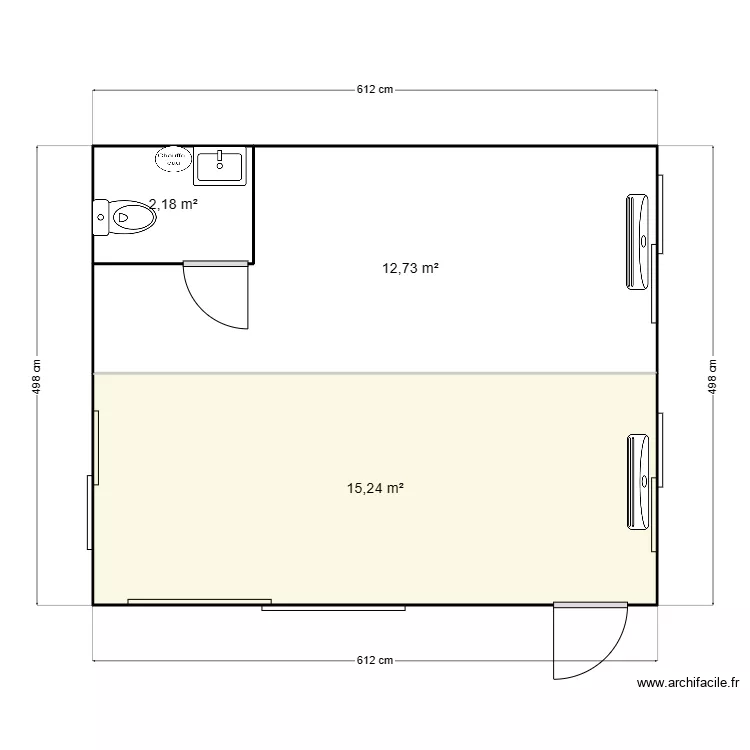 SCI CHAMPFLEURY. Plan de 
