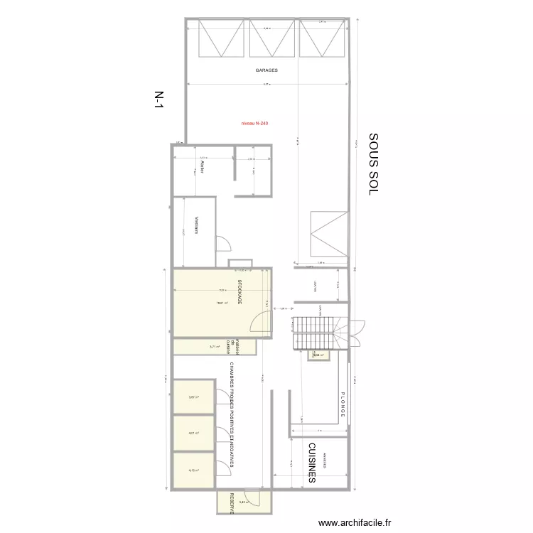 SOUS SOL VINTAGE 1. Plan de 