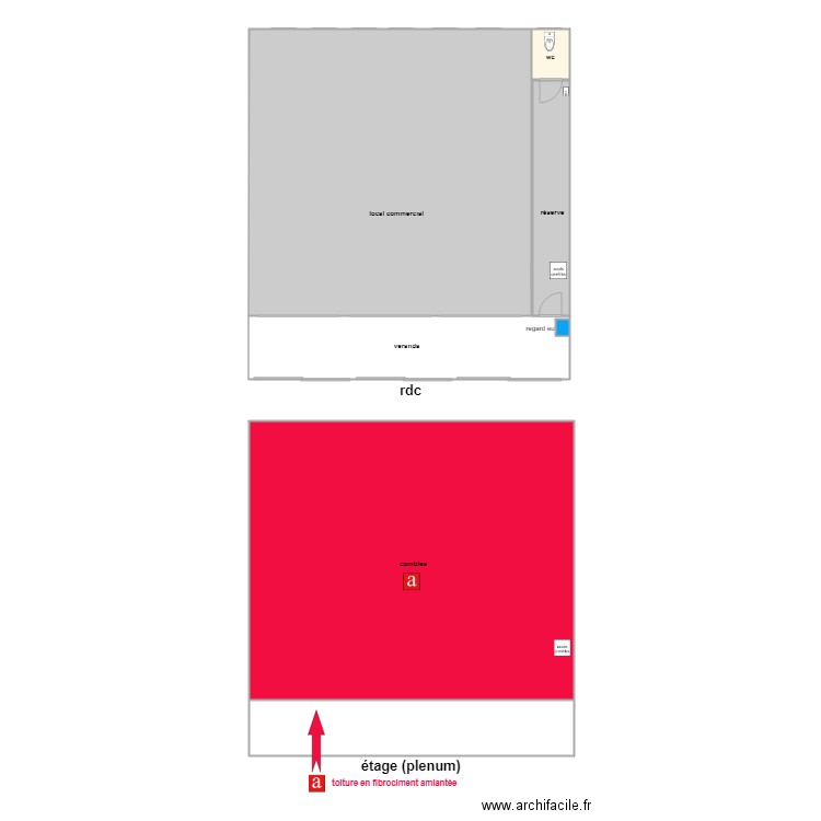 secher. Plan de 0 pièce et 0 m2