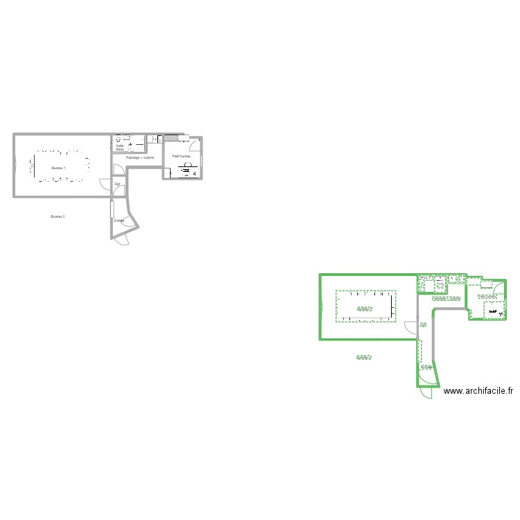 snmv. Plan de 10 pièces et 101 m2