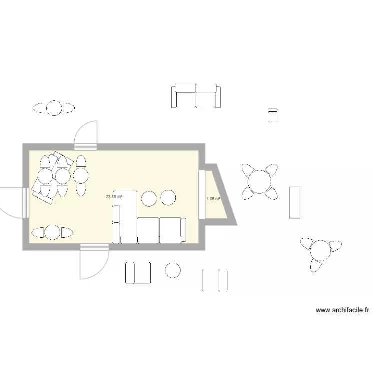 camondo sellerie. Plan de 