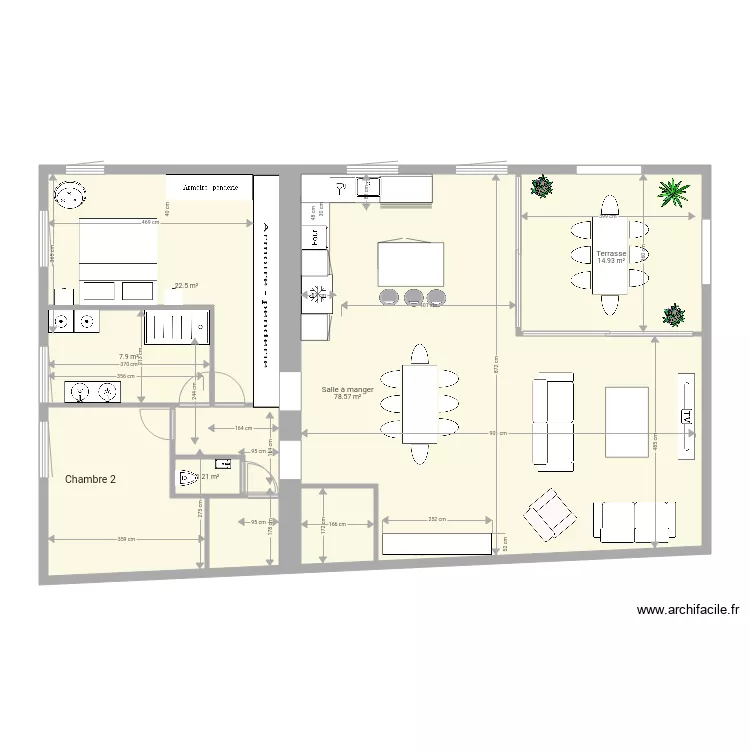 plans 2&egrave;me. Plan de 