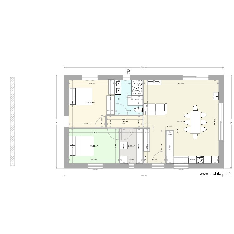 v fenetre nord bis mur moellon. Plan de 0 pièce et 0 m2