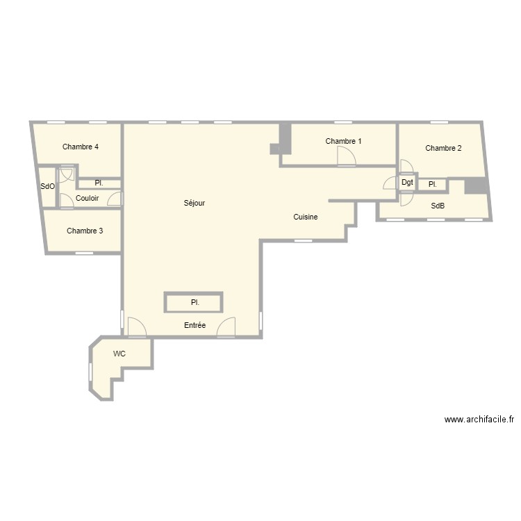 104 amsterdam. Plan de 0 pièce et 0 m2