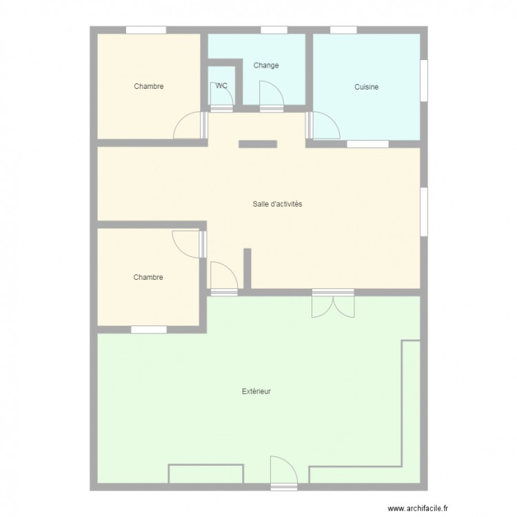 la plaine. Plan de 0 pièce et 0 m2