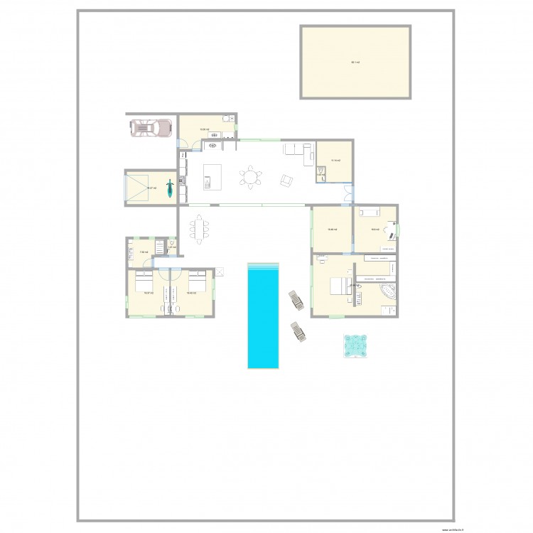 plan maison 9*12