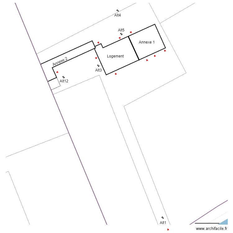 GR0004parcelleOK. Plan de 0 pièce et 0 m2