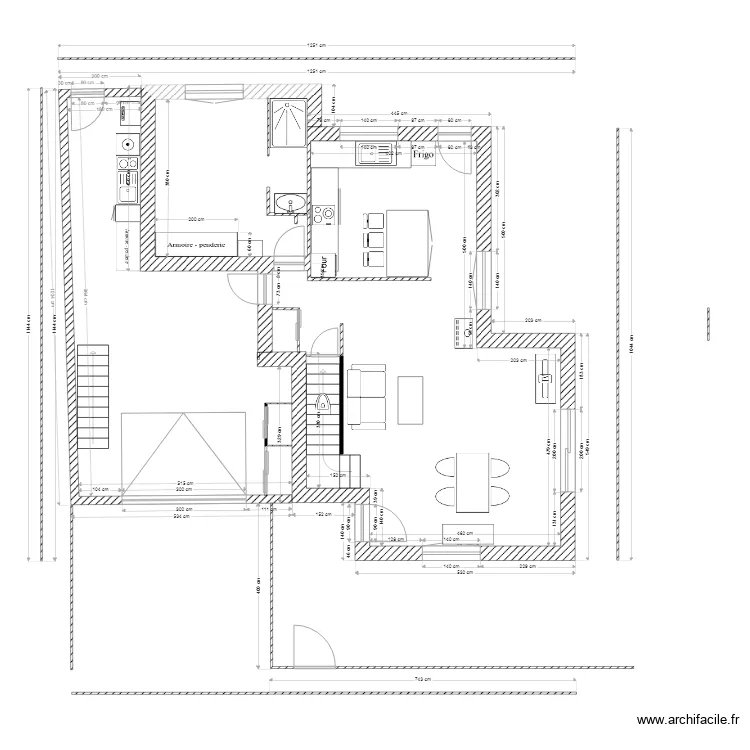 plan de maison du 18 octobre. Plan de 
