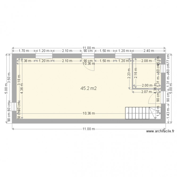 ben chierry rdc. Plan de 0 pièce et 0 m2