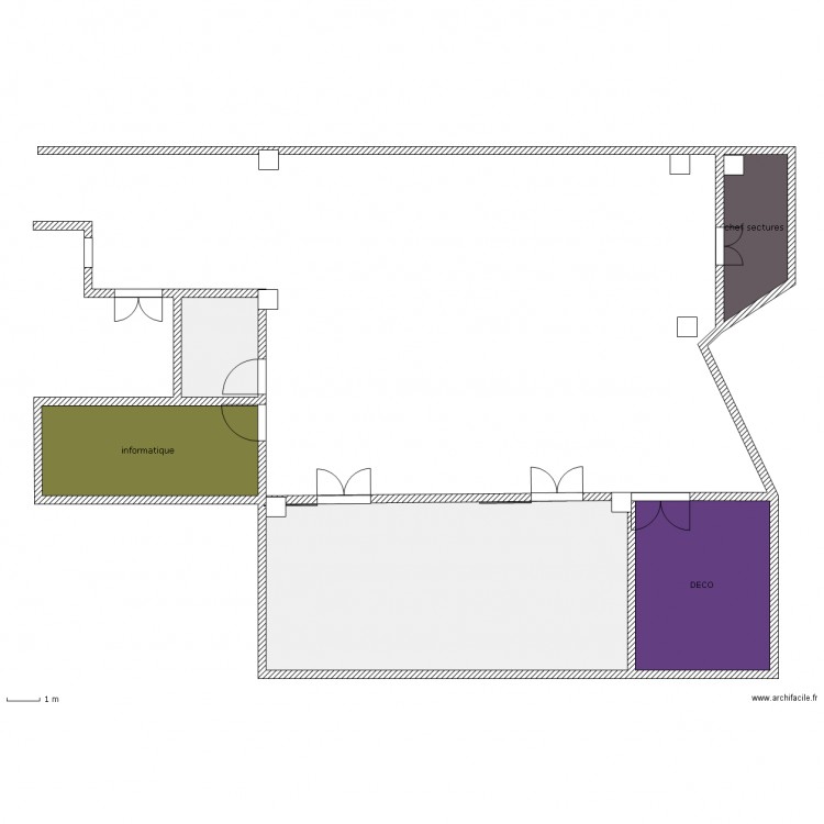 uno plato. Plan de 0 pièce et 0 m2