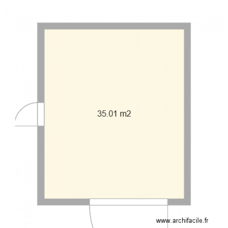 GARAGE 35M2. Plan de 0 pièce et 0 m2