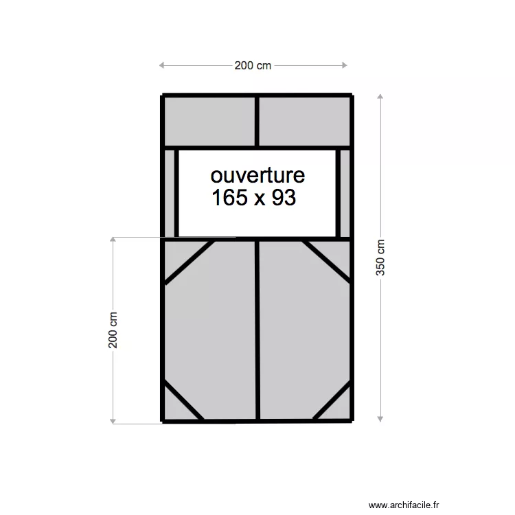 Panneau Test Manor. Plan de 