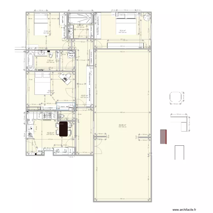APPART240619. Plan de 