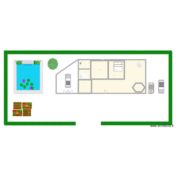 adam maison. Plan de 5 pièces et 197 m2