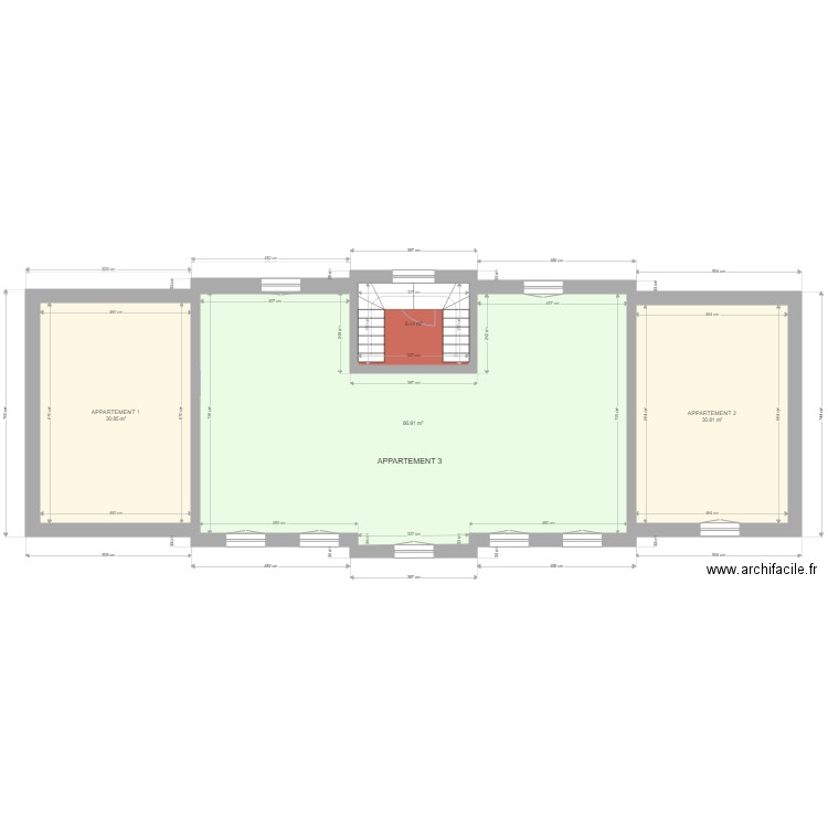 maison yvetot 1er etage beton. Plan de 0 pièce et 0 m2