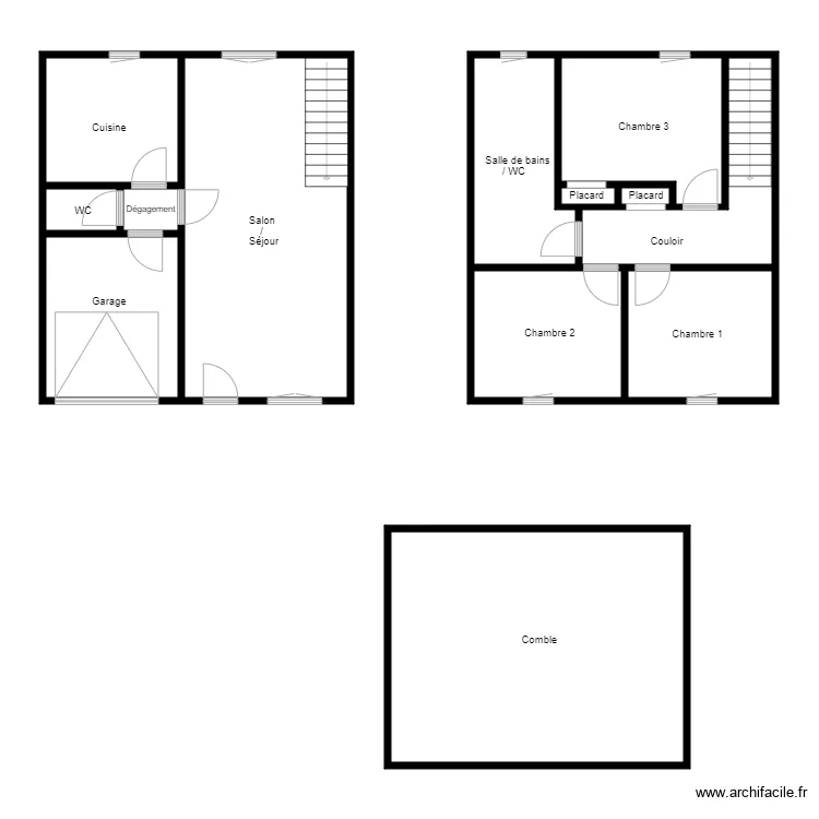 THOMAS chavagne. Plan de 