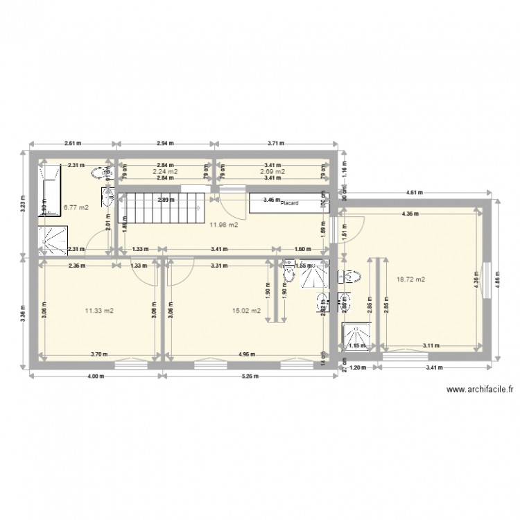 NevezEtage1new. Plan de 0 pièce et 0 m2