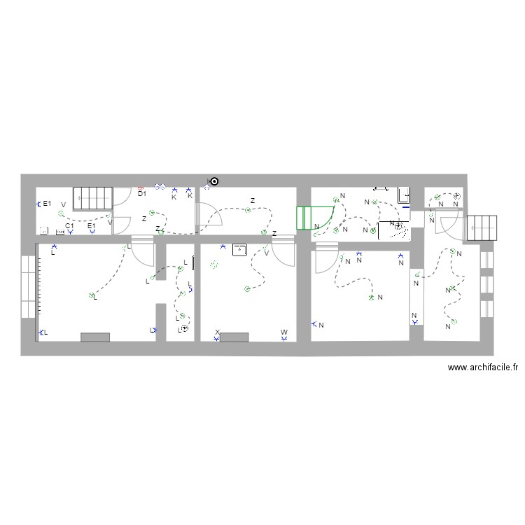 ALBERTYN 70. Plan de 28 pièces et 389 m2