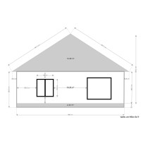 Plan facade  ouest bardage