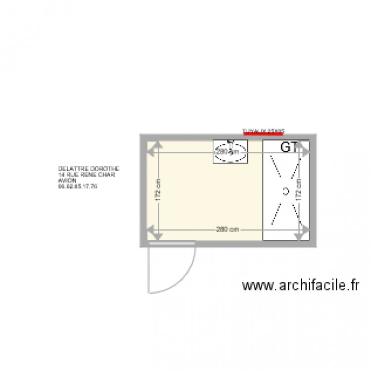 DELATTRE . Plan de 0 pièce et 0 m2