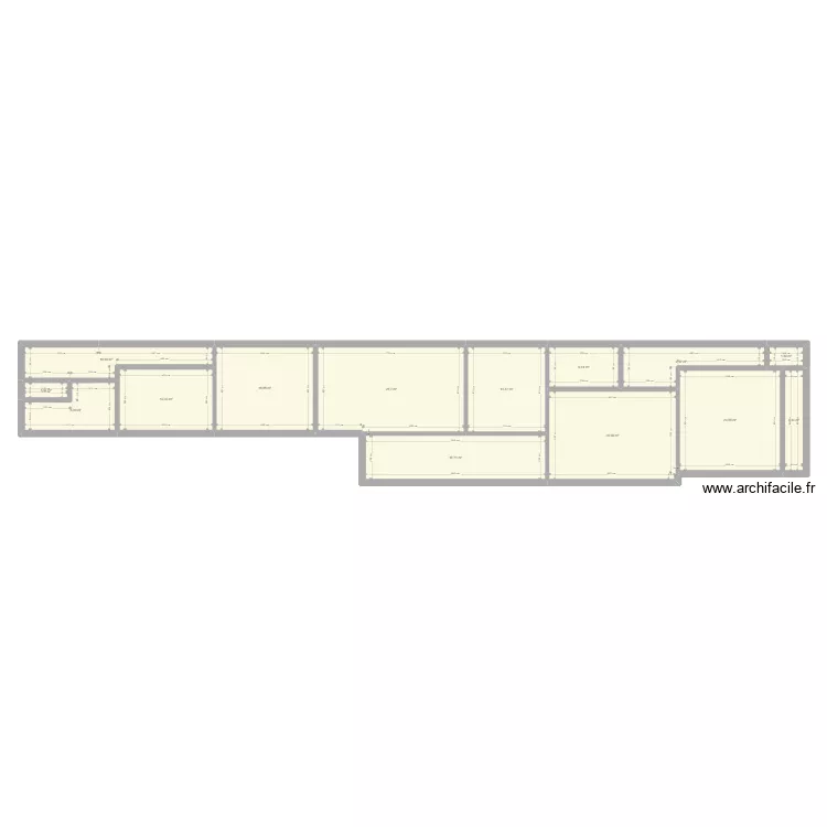 CHATEAU GARAUC R+1 (2). Plan de 