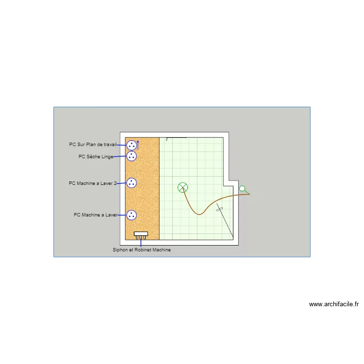 Geneix Buanderie R1. Plan de Geneix Buanderie R1. Plan de