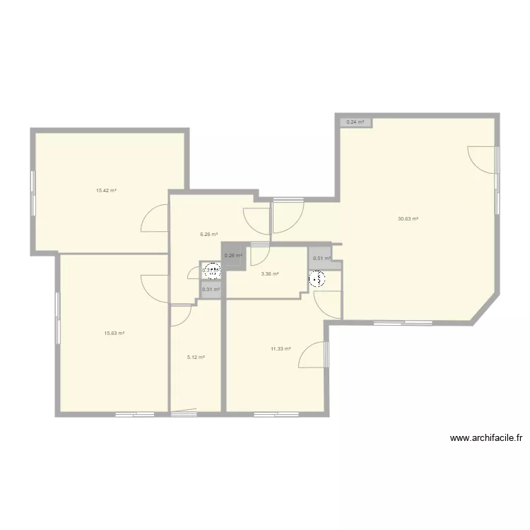 Palais ni&ccedil;ois. Plan de 