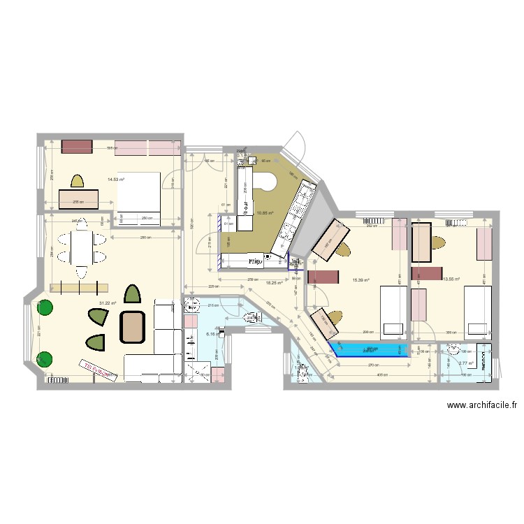 PLAN GENERAL CIBLE2. Plan de 0 pièce et 0 m2