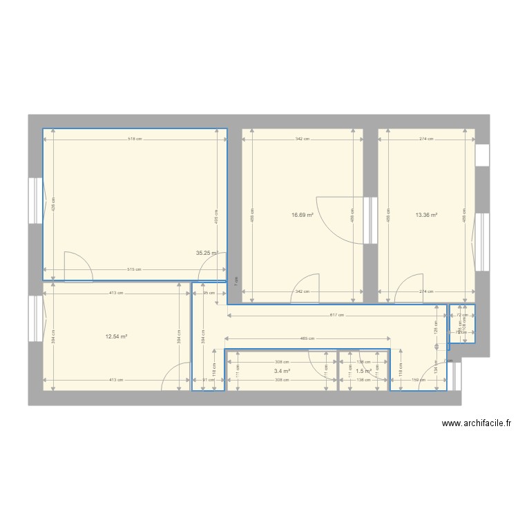 2ème étage gauche Rep. Plan de 0 pièce et 0 m2