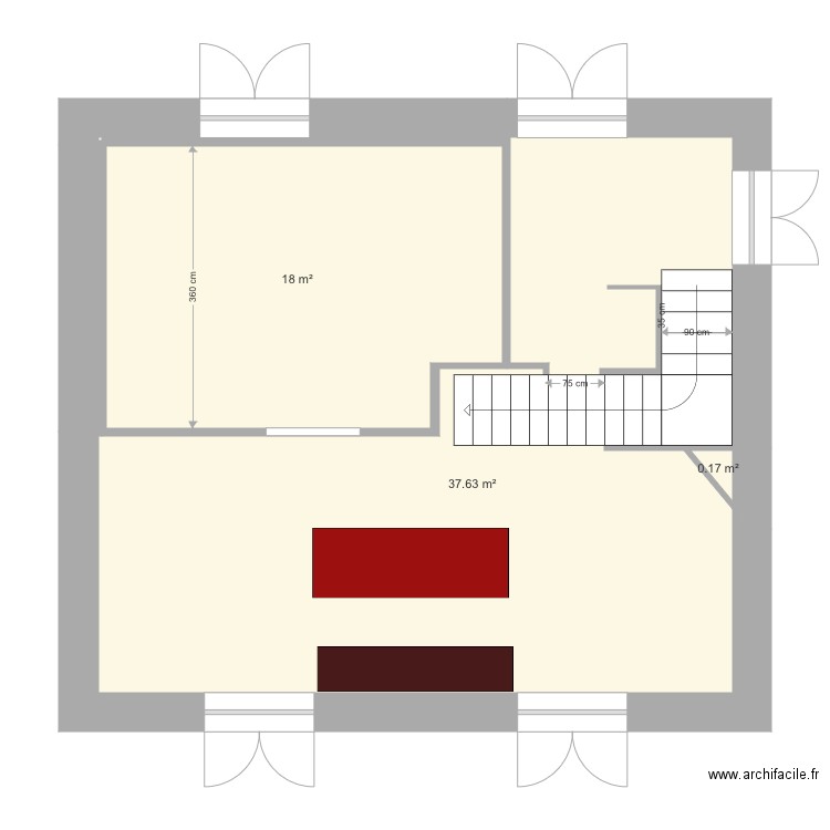 Chevry gare avec caisson. Plan de 0 pièce et 0 m2