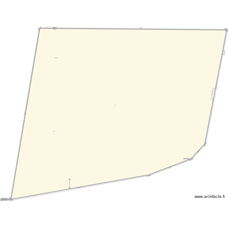 Plan mas sainte puelle. Plan de 1 pièce et 203 m2