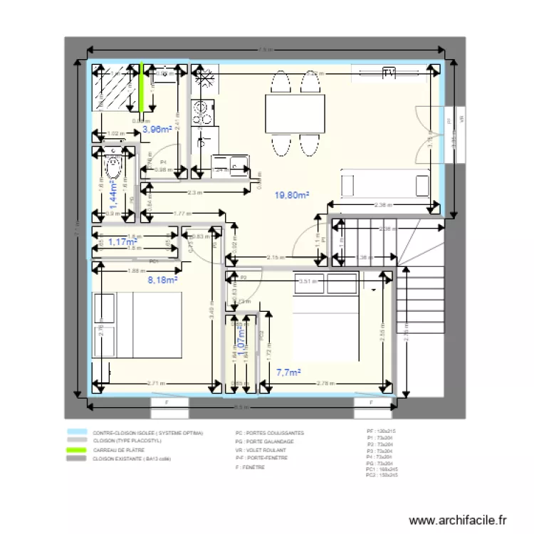 PLAN ETAGE. Plan de 