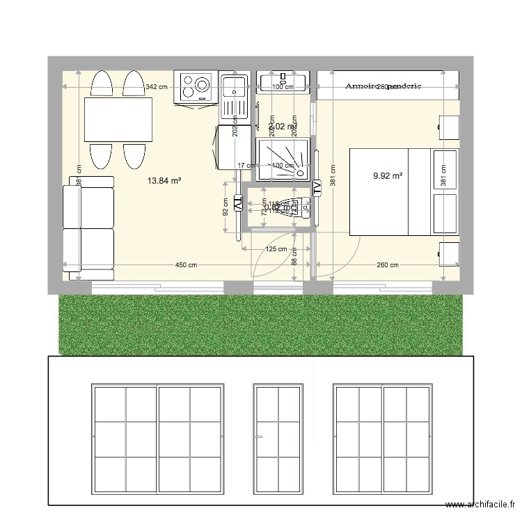 PETITES VERSION 1. Plan de 0 pièce et 0 m2