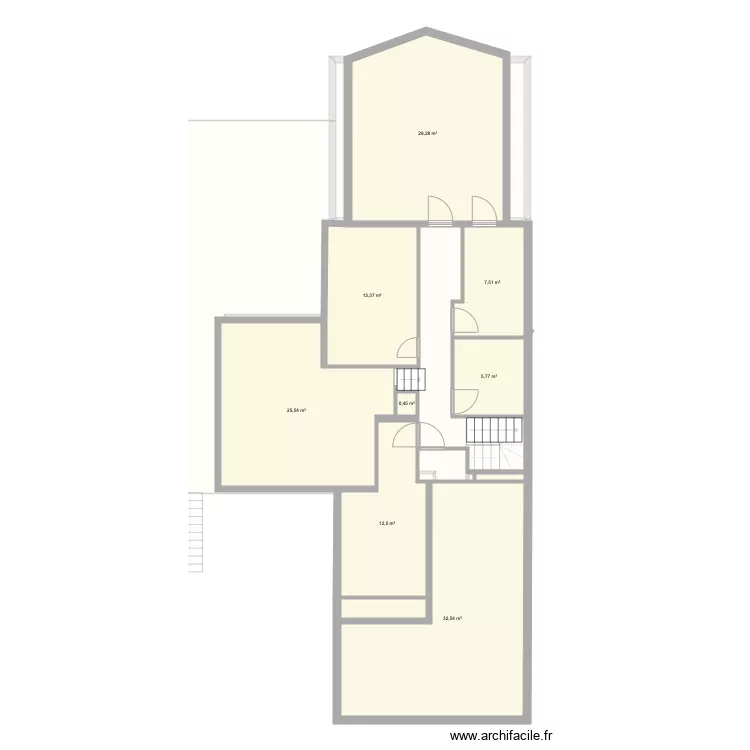 THE ONE rdc modifi&eacute;. Plan de 