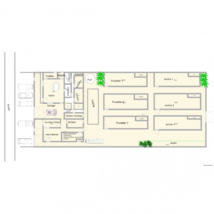 appartement. Plan de 0 pièce et 0 m2