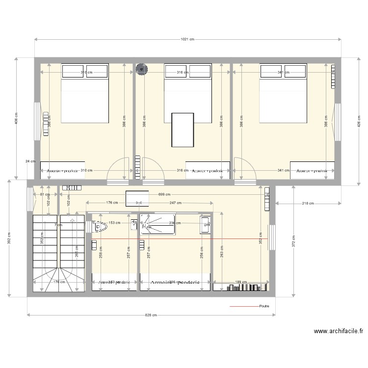 LEROUX LA BAULE R1 OPTION 1. Plan de 0 pièce et 0 m2