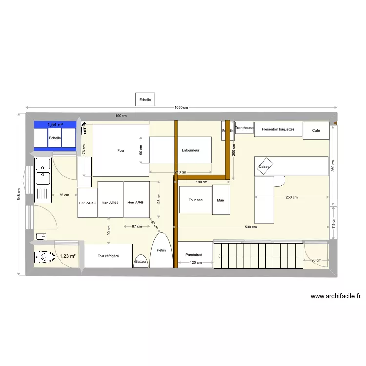 Nieul - Passage fibre. Plan de 