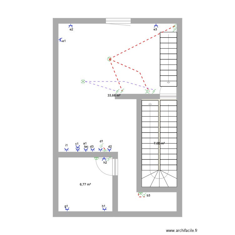 hennuyère 2eme. Plan de 0 pièce et 0 m2