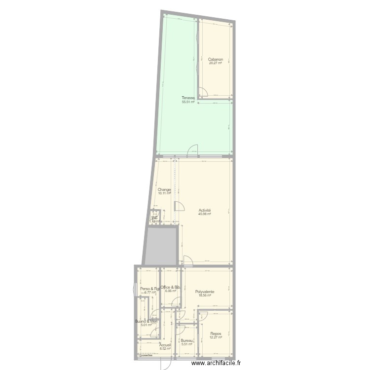 5 Leclerc La Ferte Alais PROJET GD V2. Plan de 0 pièce et 0 m2