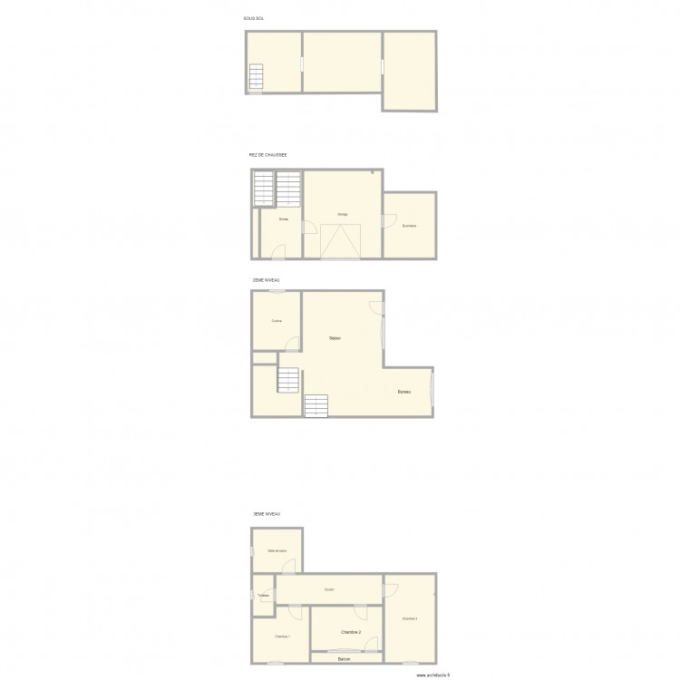 VAUTHIER. Plan de 0 pièce et 0 m2