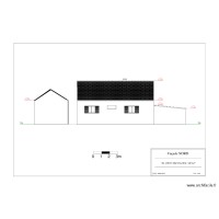 plan de facade nord avant travaux