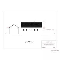 plan de facade nord avant travaux