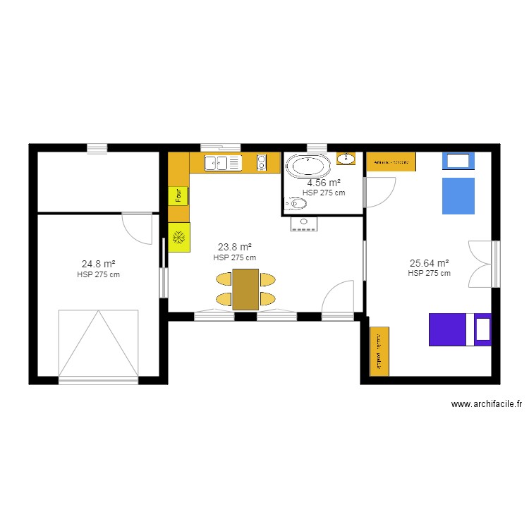 la banjamine. Plan de 0 pièce et 0 m2