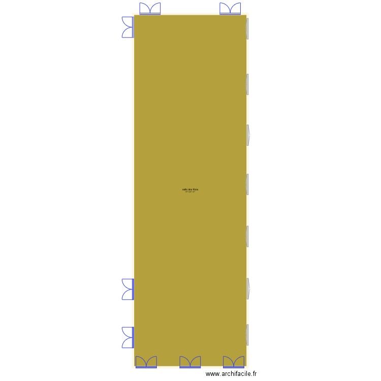 salle des fêtes. Plan de 0 pièce et 0 m2