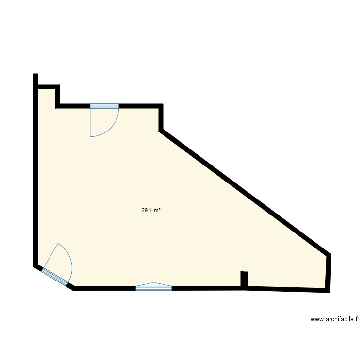 RDC 11 Pompidou. Plan de 0 pièce et 0 m2